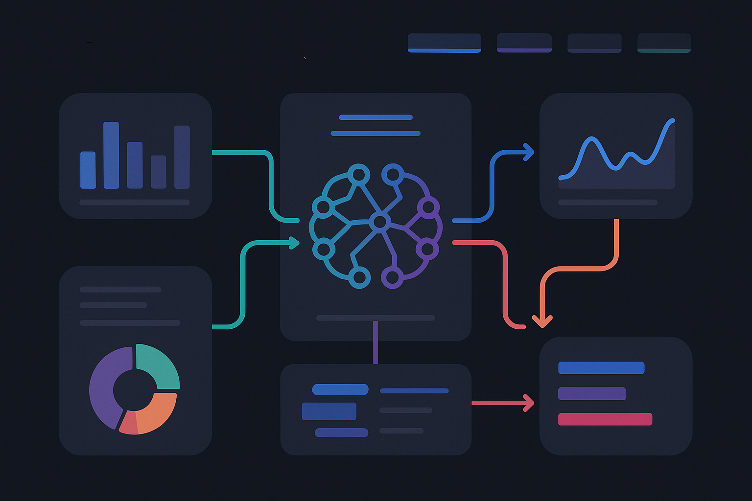 Dynamic AI Workflow Graphic